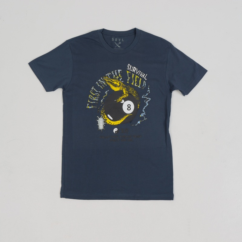 GATOR 8 BALL TEE INDIGO