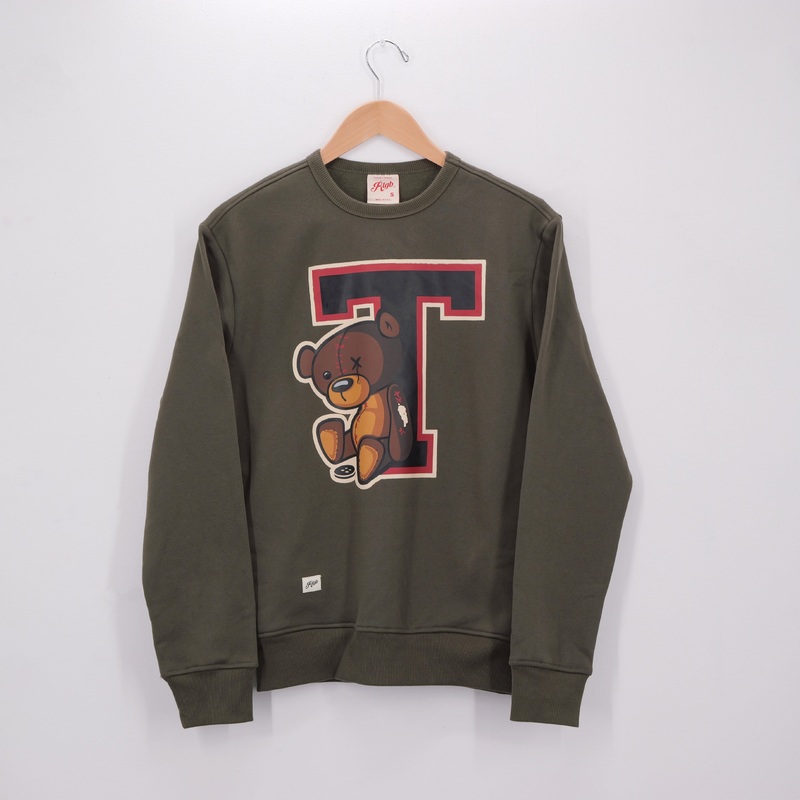 VARSITY T CREWNECK IVY GREEN