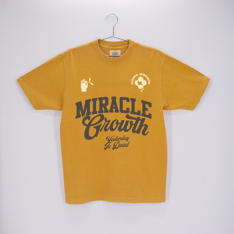 MIRACLE GROWTH TEE MUSTARD