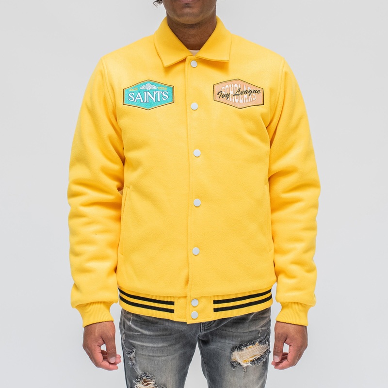 League Varsity Jacket Yellow