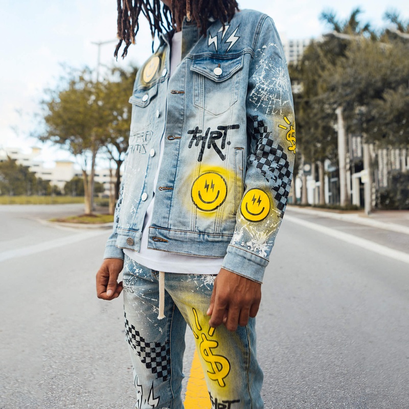 SHATTERED DREAMS JACKET YELLOW