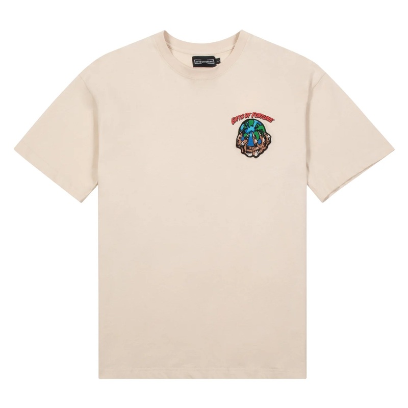 THE WORLD IS YOURS TEE TAN
