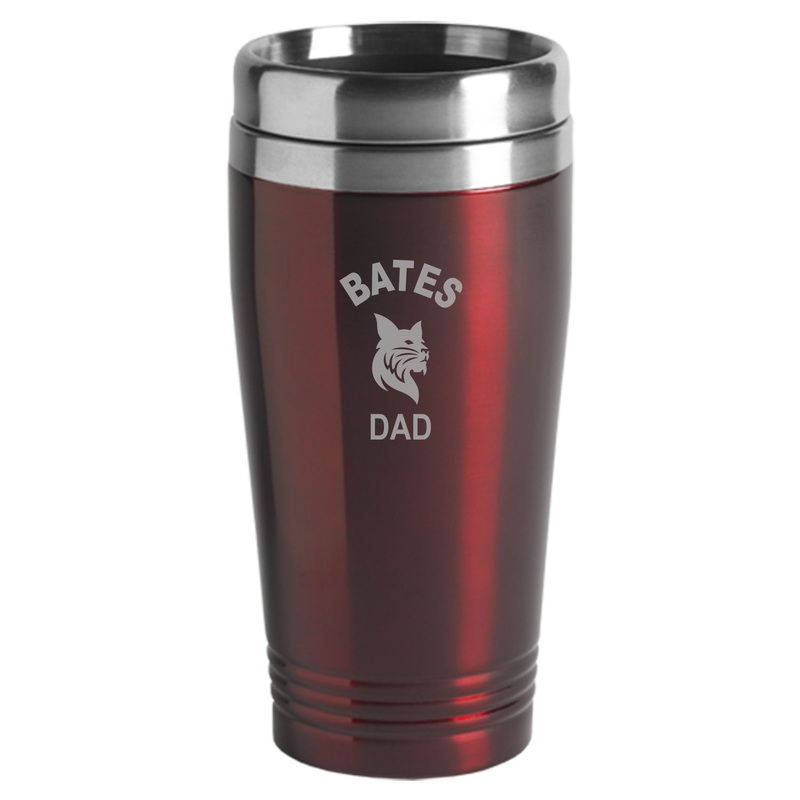 16 oz. BATES Dad with Bobcat Travel Tumbler