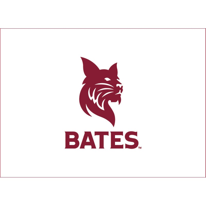 Single Bobcat over BATES Greeting Card
