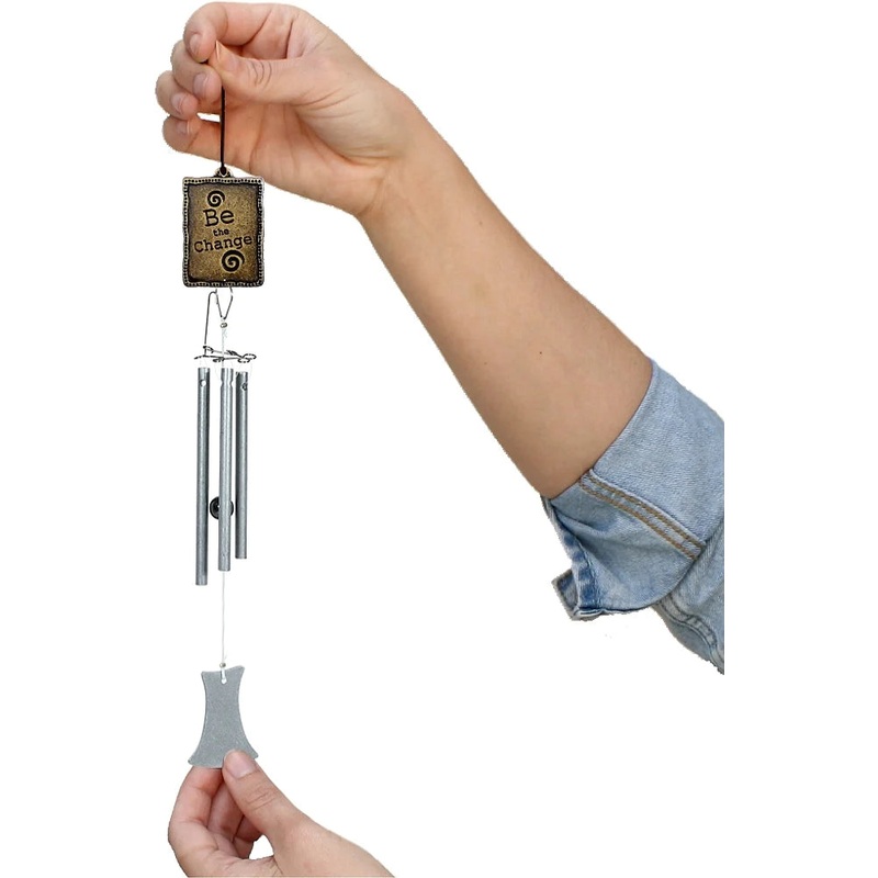 Wind Chimes, Jacob's Little Piper Chimes, "Be The Change"