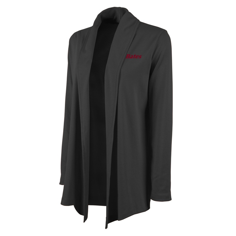 Women's Black Heather Cardigan from Charles River