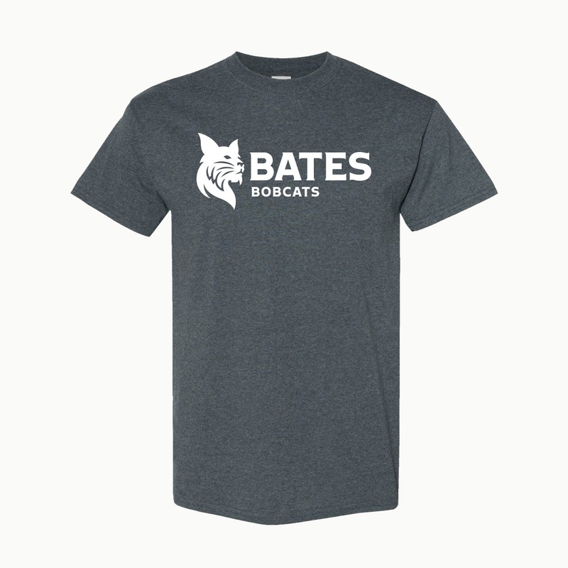 Dark Heather BATES BOBCATS Tee from MSP Eighty8