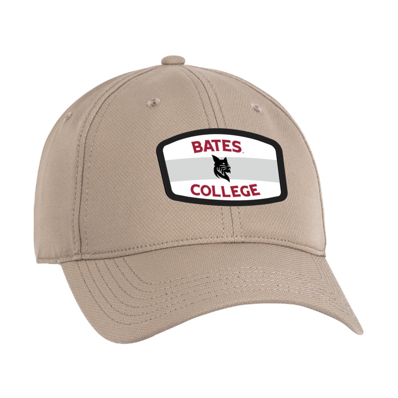 Khaki BATES COLLEGE & Bobcat Cap from AHEAD