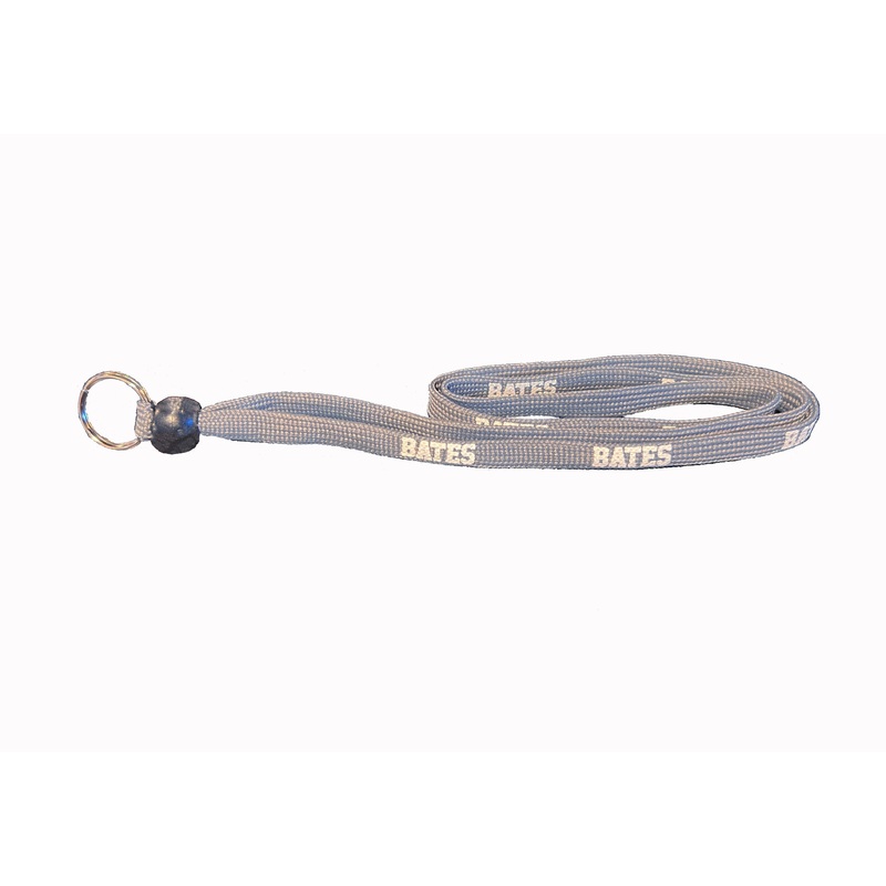 Lanyard 3/8" with Split Ring, Grey