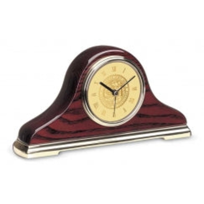 Mantel Clock with Bates Academia Seal