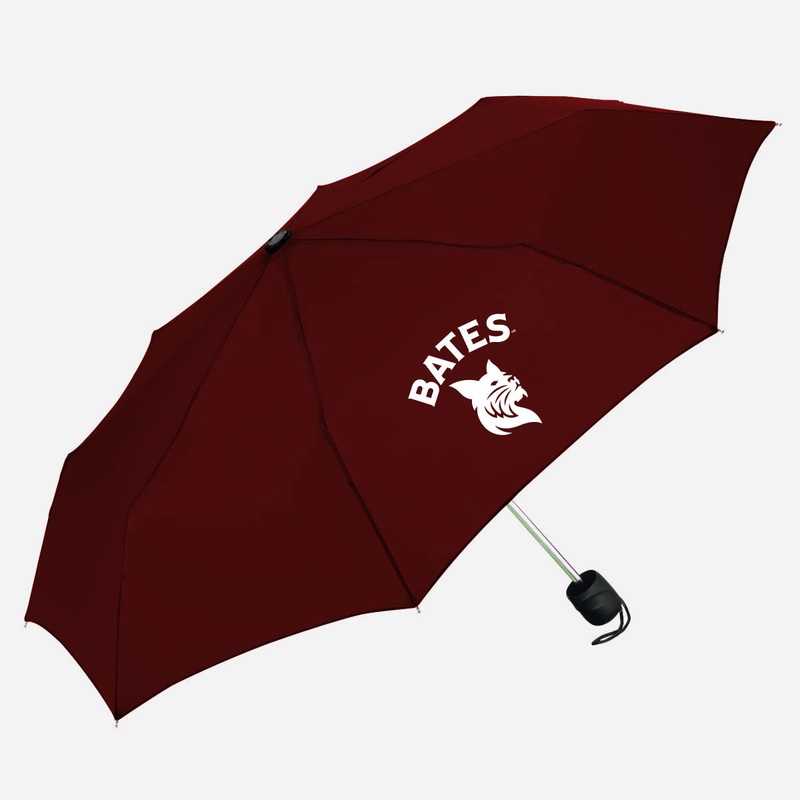 Umbrella, 42" Mini with BATES Bobcat logo