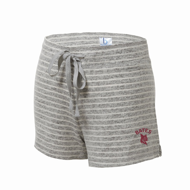 Women's Striped Cuddle Shorts from Boxercraft