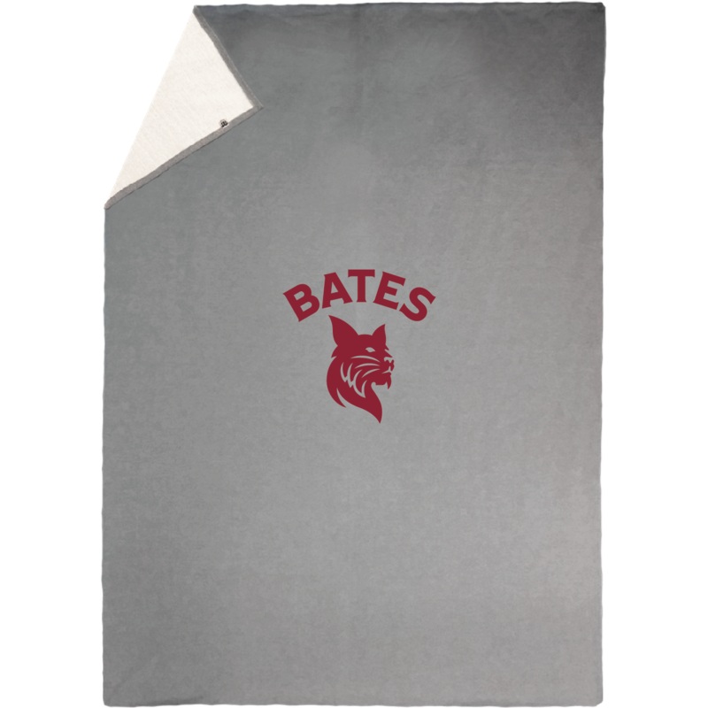 BATES arched over Bobcat Blanket 60"x85"