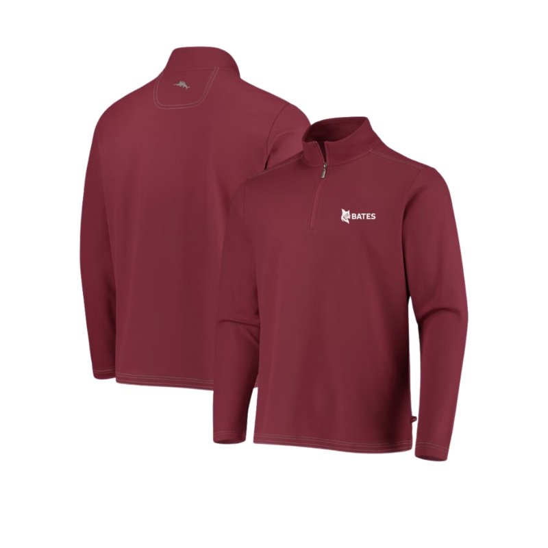 Maroon 1/2 Zip Sport Emfielder 2.0 Pullover from Tommy Bahama