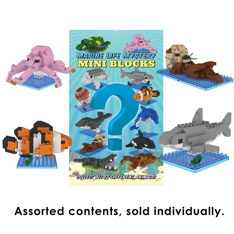Puzzle, Mini Blocks, Marine Life
