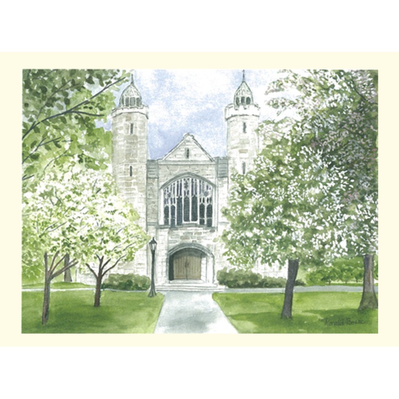 Single Chapel in Spring  Card