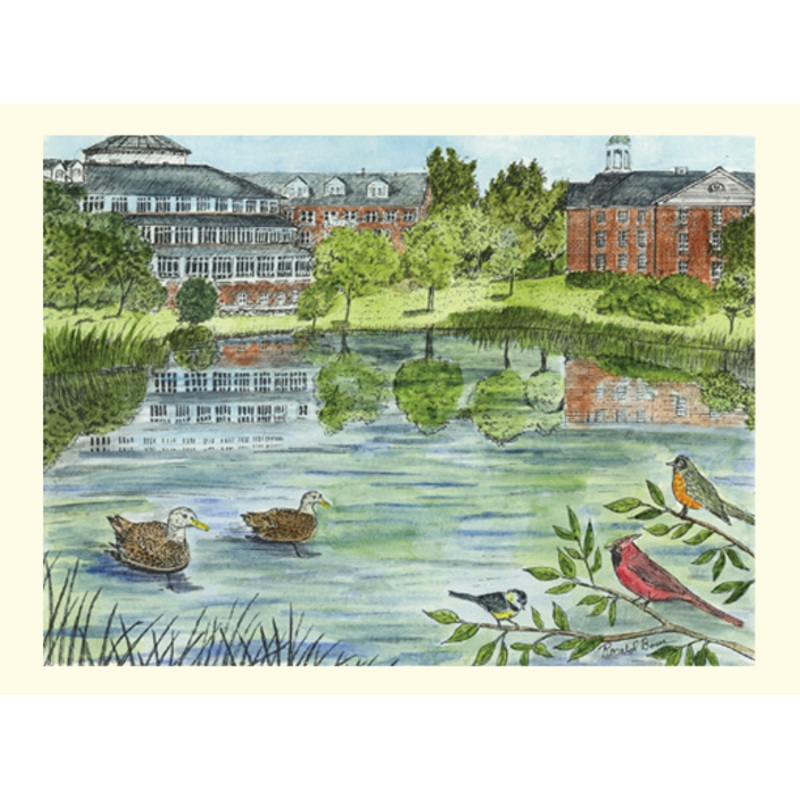 Single Lake Andrews Card (in Color)