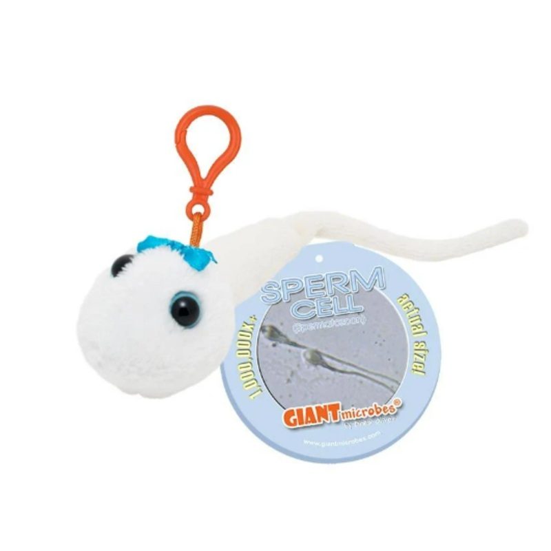 Sperm Cell Keychain from Giant Microbes
