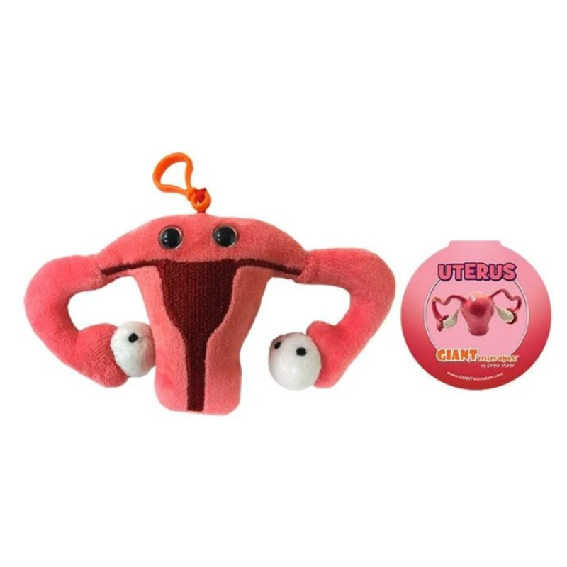 Uterus Keychain from Giant Microbes