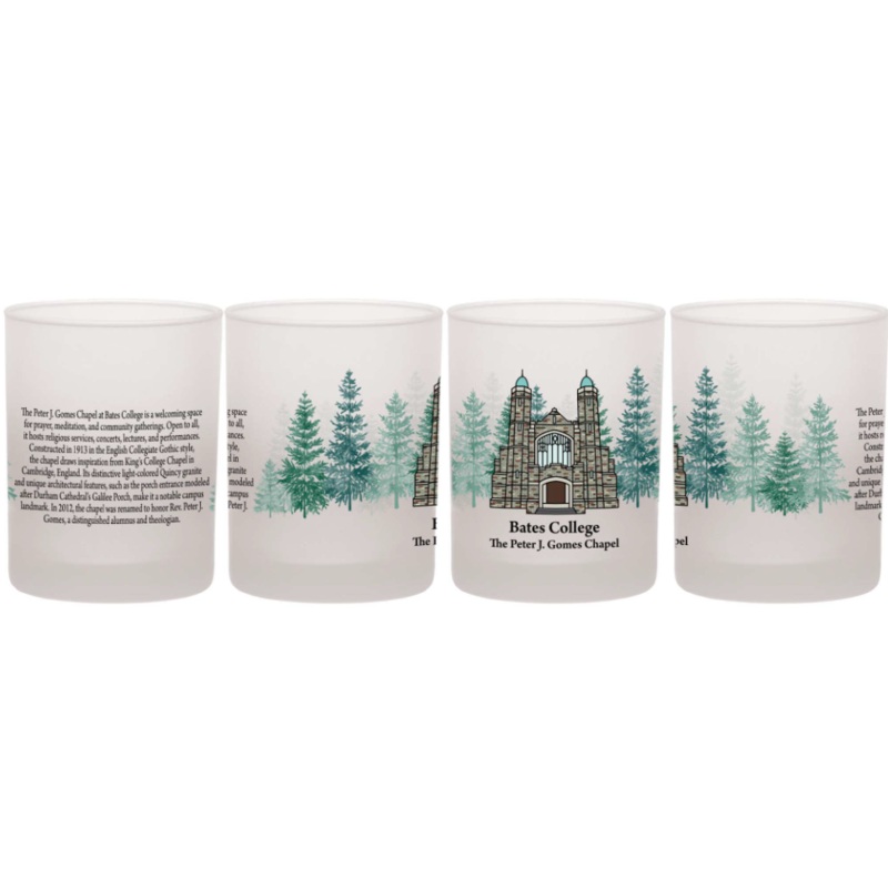 14 oz. Bates College Gomes Chapel Frosted Stained Glass