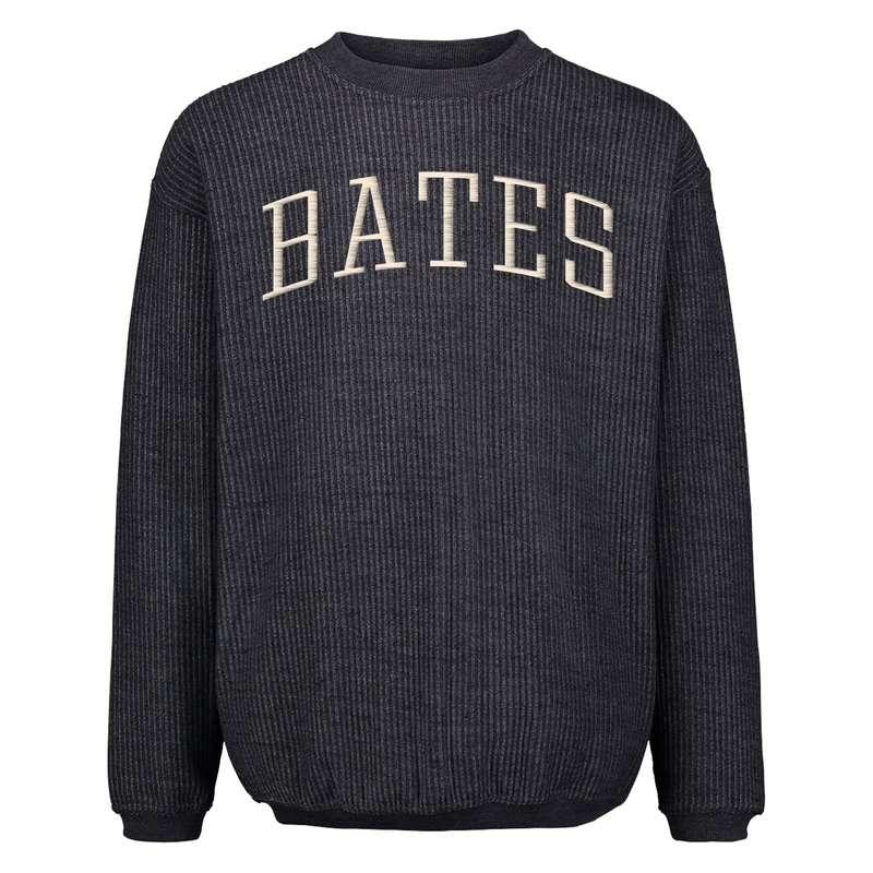 Charcoal BATES Bryce Corded Crewneck from MV Sport