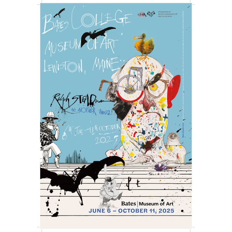 Ralph Steadman: And Another Thing Exhibition Poster