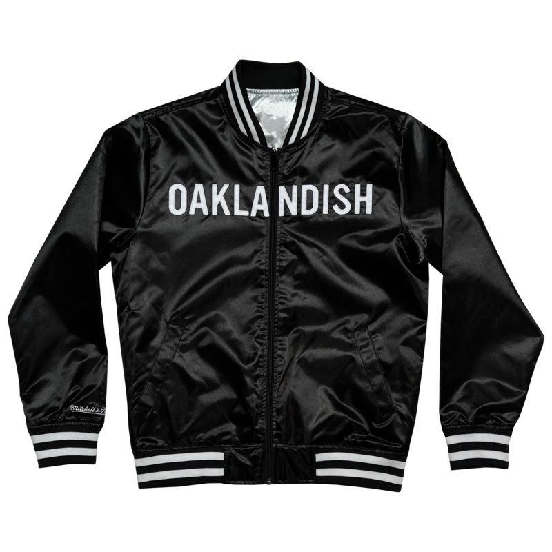 Mitchell & Ness x  Reversible Satin Jacket
