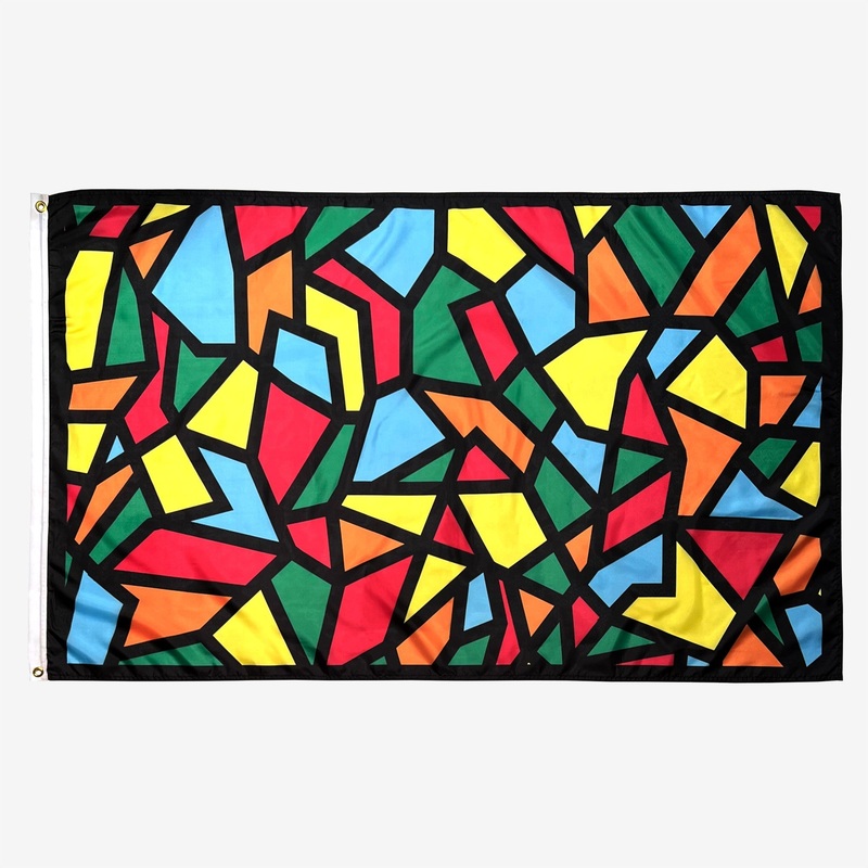 Oakland Roots SC Mosaic Flag