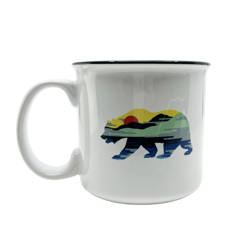 Sunset Bear Coffee Mug
