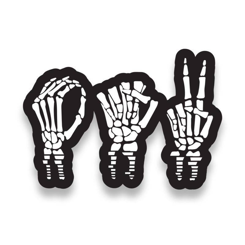 Bony Sticker