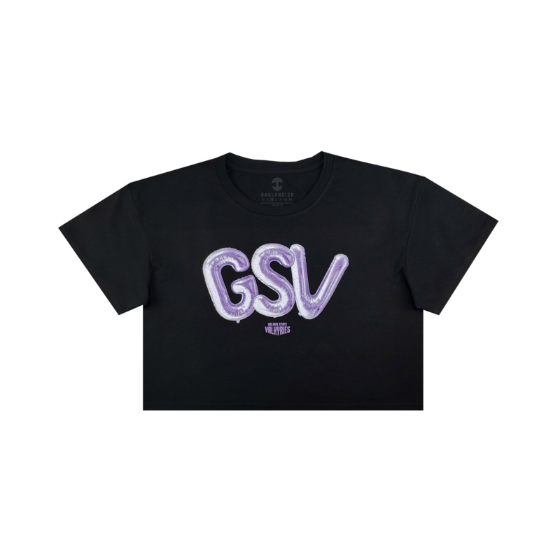 Women's Golden State Valkyries Balloons Crop Tee