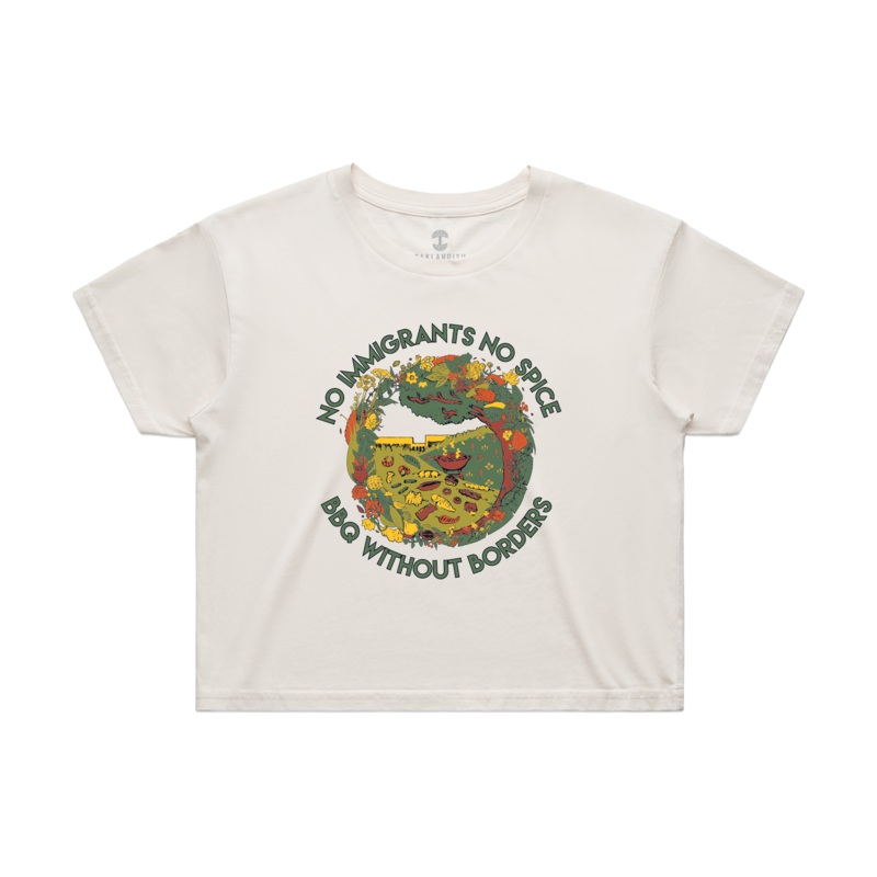 Women's NINS Spice Bloom Crop Tee