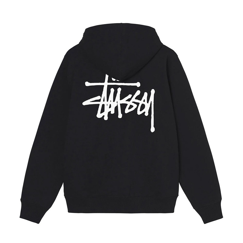 BASIC STSSY ZIP HOODIE