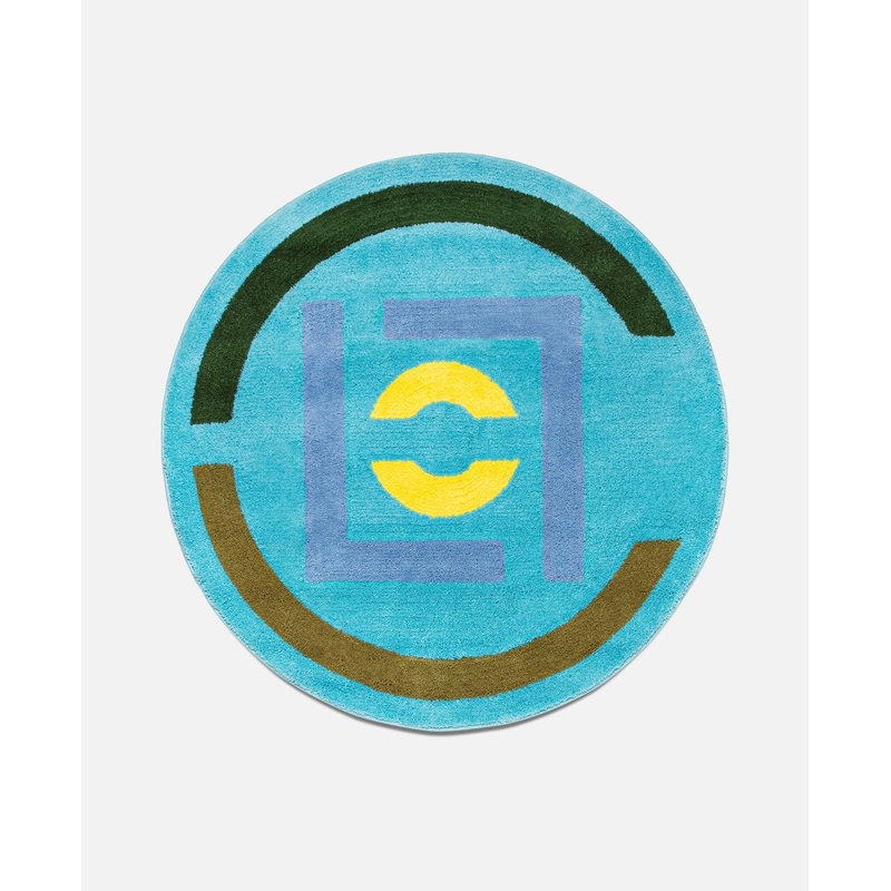 1300mm CLOT Logo Rug (Teal)