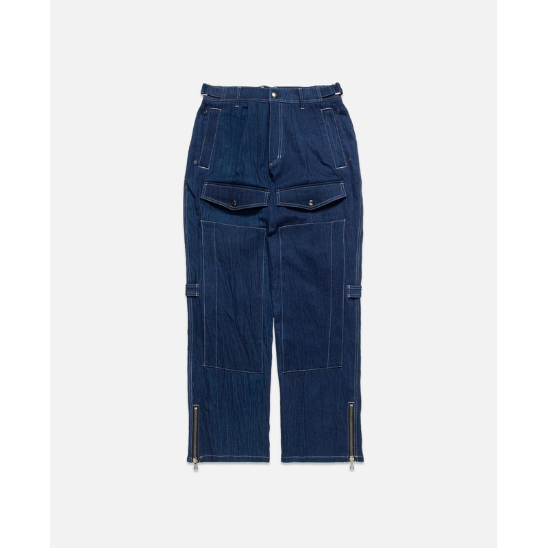PAULEN Denim Cargo Pants (Navy)