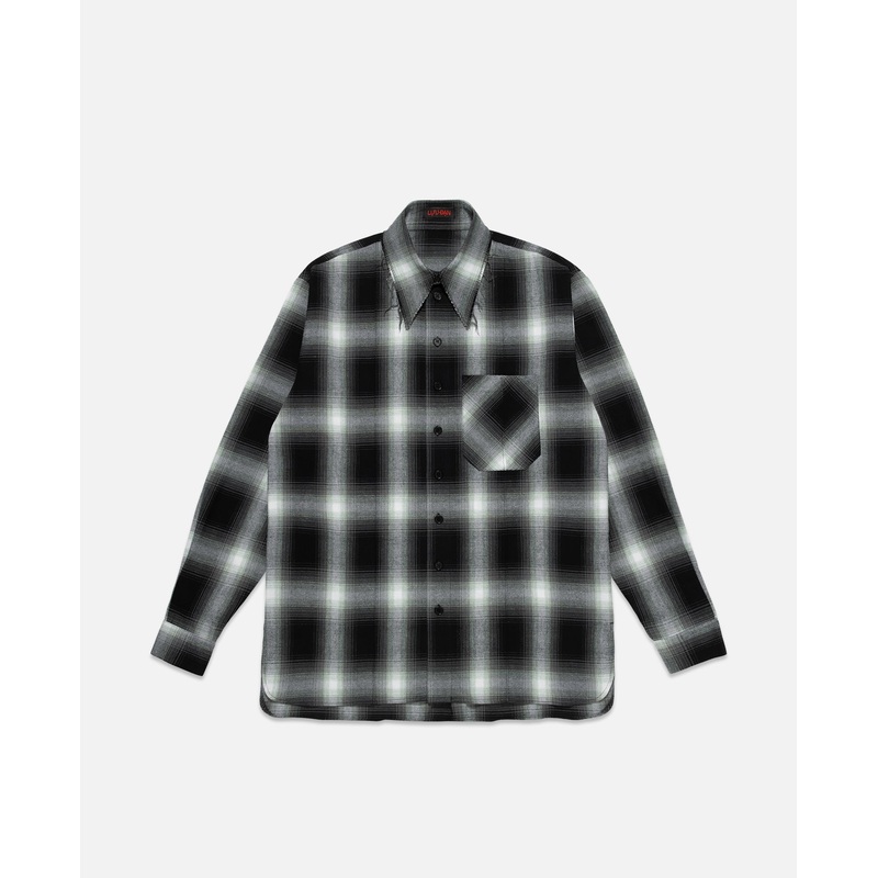 Unisex Relaxed Long Sleeve Shirt (Black)