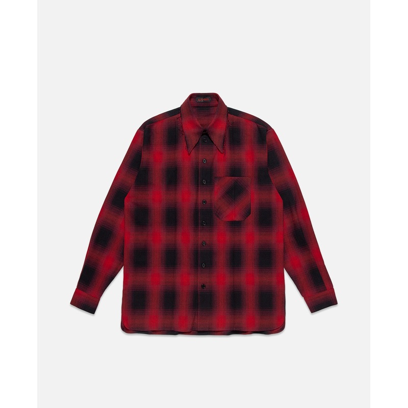 Unisex Relaxed Long Sleeve Shirt (Red)
