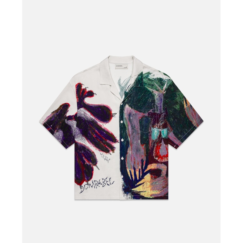 Creature Camp Collar Shirt (Beige)