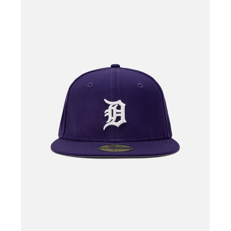 Detroit Tigers Cooperstown Royal Purple 59Fifty Cap (Purple)