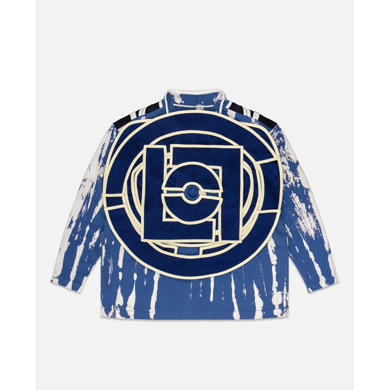 Falling Color Collage Jacket (Blue)