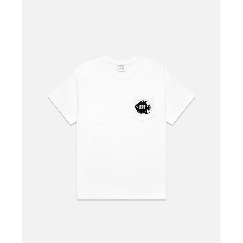 Fish Pocket T-Shirt (White)