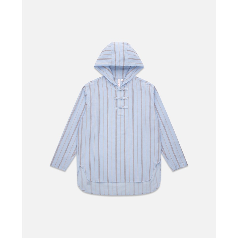 Hooded Shirt (Blue)