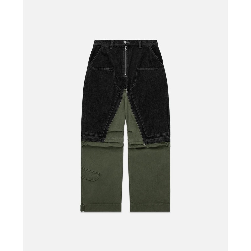 Milly Detachable Carpenter Jeans (Black)