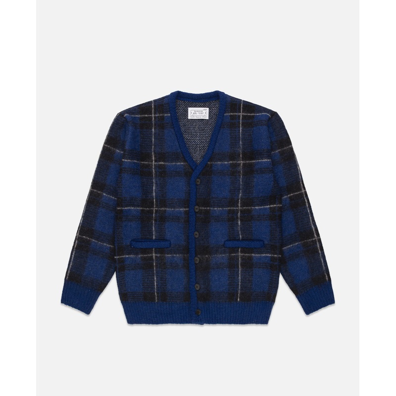 Mohair Cardigan (Blue)