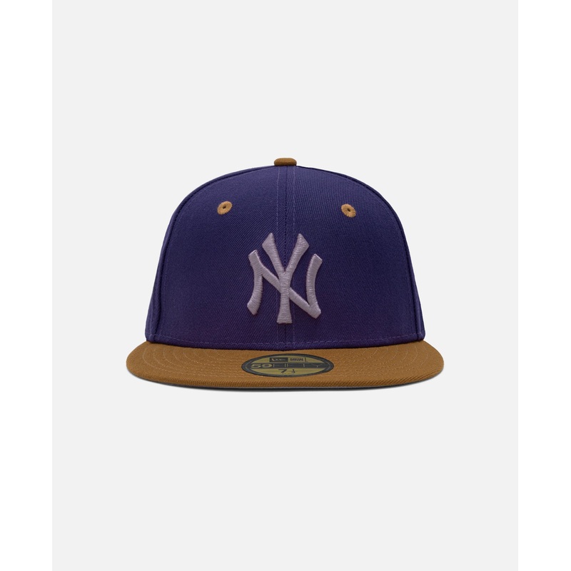 New York Yankees Logo 59FiftyCap (Purple)