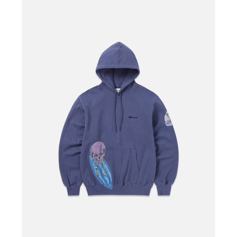Surfing Skull Hoodie (Purple)