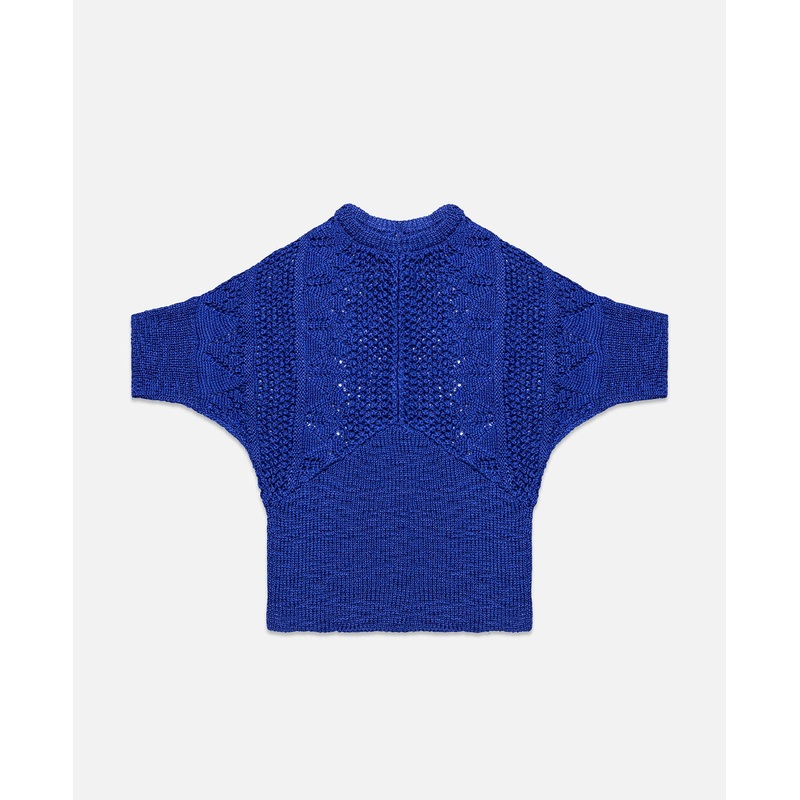Women's Knitted Top (Blue)