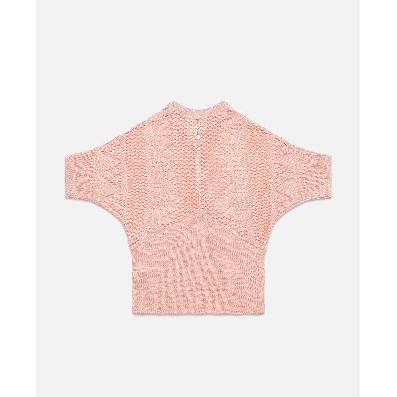 Women's Knitted Top (Pink)
