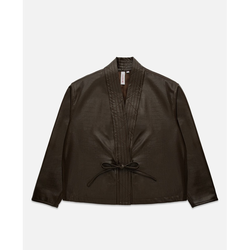 Women's Pu Kimono (Brown)