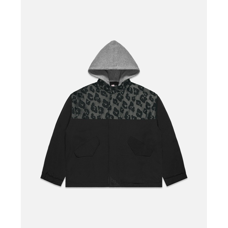 2 In 1 M-65 Leopard Jacket (Black)
